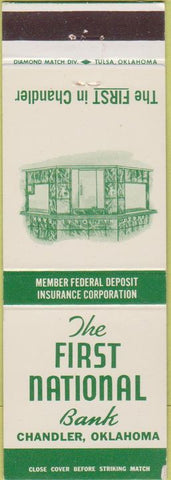 Matchbook Cover - First National Bank Chandler OK