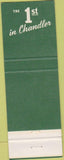 Matchbook Cover - First National Bank Chandler OK