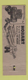 Matchbook Cover - Hobarth Arc Welding Troy OH