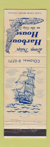 Matchbook Cover - George Phillips' Harbour House Annapolis MD WEAR