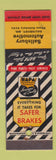 Matchbook Cover - NAPA Auto PARts Salisbury MD
