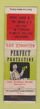Matchbook Cover - Reliance Life Insurance Baltimore MD Seaboard