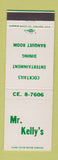 Matchbook Cover - Mr Kelly's Restaurant Grand Blanc MI