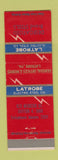 Matchbook Cover - Latrobe Electric Steel Dayton OH