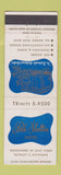 Matchbook Cover - Park Shelton Hotel Detroit MI