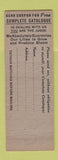 Matchbook Cover - Waterlilies Plants CW Thomas lily gardens Lilypons MD