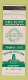 Matchbook Cover - Friendship International Airport Al Green Baltimore MD WEAR