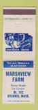 Matchbook Cover - Marshview Farm Hyannis MA WEAR