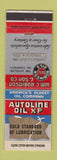 Matchbook Cover - Autoline WM Robinson Oil Baltimore MD