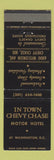 Matchbook Cover - In Town Motor Hotel Chevy Chase MD