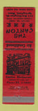 Matchbook Cover - The Canton Restaurant Springfield MA Chinese