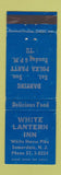 Matchbook Cover - White Lantern Inn Somerdale NJ Polka Party WEAR