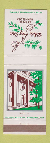 Matchbook Cover - White Pine Inn Bayport MN