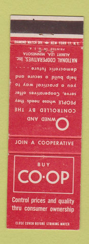 Matchbook Cover - COOP Albert Lea MN