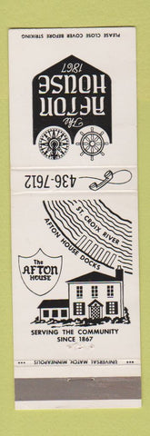 Matchbook Cover - Afton House  MN