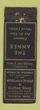 Matchbook Cover - The Annex Williams Hotel Winona MN WEAR