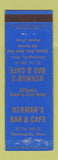 Matchbook Cover - Herman's Bar Cafe Minneapolis MN BBQ