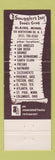 Matchbook Cover - Smuggler's Inn Blaine MN