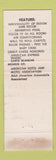 Matchbook Cover - Town House Motel Shockley's Restaurant Tupelo MS WEAR