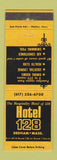 Matchbook Cover - Hotel 128 Dedham MA