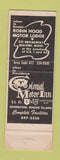 Matchbook Cover - Hotel 128 Dedham MA