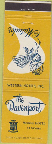 Matchbook Cover - The Davenport Hotel Spokane WA
