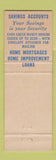 Matchbook Cover - Edward Everett Savings and Loan Dorchester MA Boston