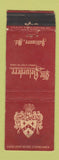Matchbook Cover - The Belvedere Baltimore MD WEAR