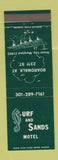 Matchbook Cover - Surf and Sands Motel Ocean City MD