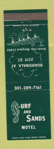 Matchbook Cover - Surf and Sands Motel Ocean City MD