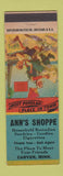 Matchbook Cover - Ann's Shoppe Carver MN