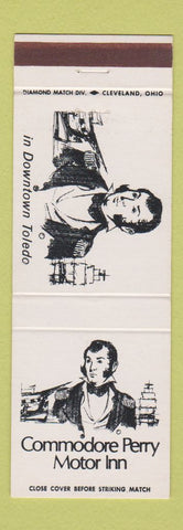 Matchbook Cover - Commodore Perry Motor Inn Toledo OH