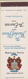 Matchbook Cover - Marshall House Hotel York Harbor ME
