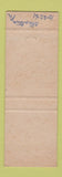 Matchbook Cover - Nelson House Poughkeepsie NY