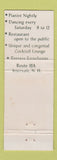 Matchbook Cover - New England Inn Intervale NH WEAR