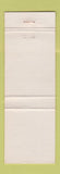 Matchbook Cover - Cotes Restaurant Motel West Claremont NH
