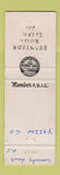 Matchbook Cover - Delta National Bank Yazoo City MS WORN
