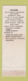 Matchbook Cover - Town House Motel Shockley's Restaurant Tupelo MS