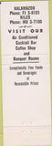 Matchbook Cover - Four Flags Hotel Niles MI
