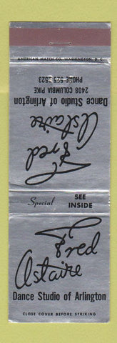 Matchbook Cover - Fred Astaire Dance Studio Arlington VA WEAR