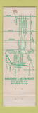 Matchbook Cover - Haussner's Baltimore MD restaurant