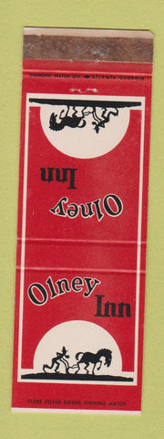 Matchbook Cover - Olney Inn MD WEAR