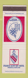 Matchbook Cover - Francis Scott Key Hotel Frederick MD