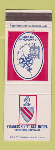 Matchbook Cover - Francis Scott Key Hotel Frederick MD