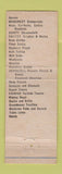 Matchbook Cover - Eco Cotton Textiles Minneapolis MN