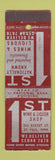 Matchbook Cover - 1st Wine Liquor St Paul MN WEAR
