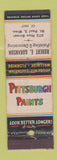 Matchbook Cover - Pittsburgh Paints Robert Goranson St Paul MN WEAR