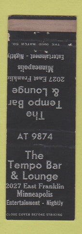 Matchbook Cover - Tempo Bar Lounge Minneapolis MN WEAR