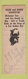 Matchbook Cover - The Stagecoach Savage Shakopee MN
