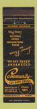 Matchbook Cover - Community Cut Rate Drug Minneapolis MN